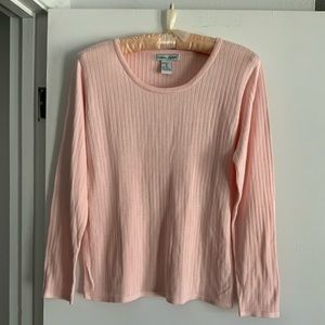 100% SILK ROUND NECK SWEATER